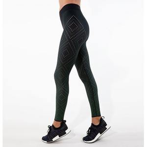 Pantalones de Yoga de Fibra de Bambú y Algodón para Mujer, 120g, Cintura Alta, Leggings Deportivos Transpirables, Antibacterianos, de Secado Rápido y Sin Costuras - Product Image 5