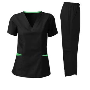 ชุดยูนิฟอร์มพยาบาลคุณภาพสูงแบบกำหนดเองพร้อมโลโก้ ขายส่งชุดแพทย์ เสื้อแขนยาวผ้าสเตรช 100% ผ้าฝ้าย BY HI 2026 - Product Image 3