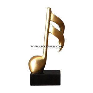 Statue d'art moderne en laiton Sculpture moderne en métal Sculpture d'artisanat Statue d'oiseaux Décoration de maison de luxe Fournitures de décoration de bureau - Product Image 5