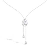 Colliers en diamants de laboratoire en gros pour usines de bijoux, or jaune 10k/14k/18k, certifiés IGI, taille brillant