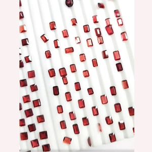 826 Uds granate rojo Natural 6 7 8 9 10mm redondo 7x5mm 8x6mm 9x7mm ovalado 7x5mm 8x6mm corte baguette 810 Ct lote de piedras preciosas EE. UU. 240 $ por todo - Product Image 5