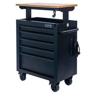 Vente en gros Armoire à outils en acier de 76 cm Ensemble d'outils roulants à 05 tiroirs Boîte à hauteur réglable Garage de mécanicien d'atelier OEM & ODM pris en charge - Product Image 3