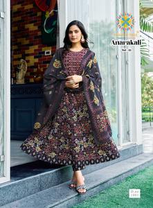 Coton de qualité supérieure doux respirant lourd Ghera couture 3 pièces femmes Maruti mode indien pakistanais vêtements toutes saisons - Product Image 6