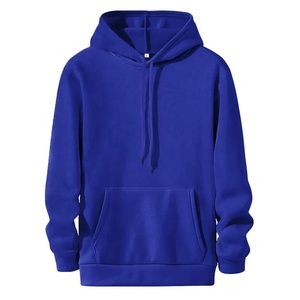 Sweat à capuche de couleur unie pour hommes et femmes sweat sport sweat à col rond à la mode décontracté multicolore Extra épais chaud capuche - Product Image 1