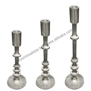 Handmade Aluminum European Style 3 Sizes Christmas Votive & <b>Pillar</b> Candle Holders Custom Print Option for Home Weddings Hotels - Product Image 5