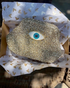 ของขวัญคริสต์มาสกระเป๋าผ้า Raffia แบบถักกระเป๋าคลัทช์กระเป๋าถือ | คลัทช์แต่งงาน - Product Image 2