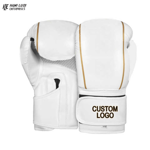 Taille personnalisée 12OZ 14OZ 16OZ MMA Kick Gants de boxe en cuir PU de haute qualité évacuant l'humidité - Product Image 1