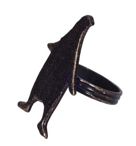 Porte-serviettes de table de mariage, porte-serviettes en cuivre de luxe, porte-serviettes moderne, porte-serviettes en tissu design, décoration artisanale - Product Image 2