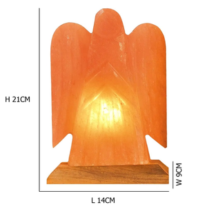 2025 nouveau Design écologique sculpté à la main lampe au sel de l'Himalaya artisanat naturel unique avec une forme inhabituelle en vente - Product Image 3