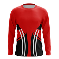 Camiseta de fútbol personalizable para hombre y mujer, ropa de manga larga cómoda de Color sólido para ambos sexos