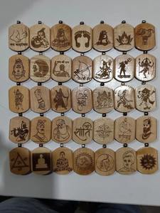 Customized Best Wooden <b>Key</b> <b>Chain</b> with Indian Logo Metal Keychain for <b>Car</b> Home Cycle for Gifting Home Decor Decorative Objects - Product Image 5