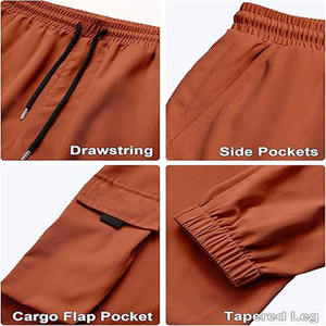 Pantalones con logotipo estampado de algodón polar liso teñido de talla grande Fashion Essentials Gym Man Trouser para hombres subido por Dress Sports - Product Image 5