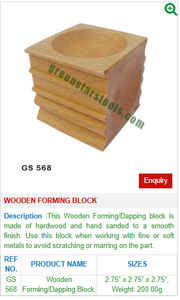 บล็อคขึ้นรูปไม้ GS เครื่องมือเครื่องประดับ568สำหรับเครื่องมือเครื่องประดับ - Product Image 2