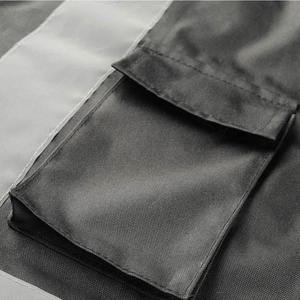 Customized Canvas Stand Collar Eco-Friendly Breathable Quick Dry High Visibility Safety <b>Jacket</b> for Men's <b>Construction</b> <b>Work</b> - Product Image 6