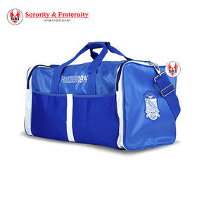 Sac de sport sublimé pour homme de la Fraternité Phi Beta Sigma |   Sac de voyage matelassé en toile personnalisé pour hommes, broderie de la fraternité PBS - Product Image 1