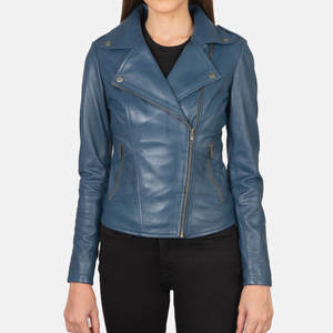 Veste en cuir de vache pour femme, résistante, légère, décontractée, respirante, coupe-vent, écologique, pour la saison hivernale - Product Image 4