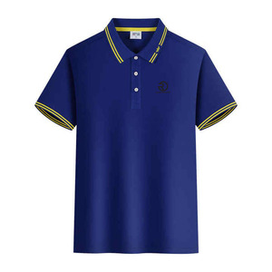 Heavyweight 350GSM High Quality Men's Plain Polo Shirt Blank Short-Sleeved Sports Casual <b>Golf</b> Polo T Shirts for Wholesale - Product Image 4