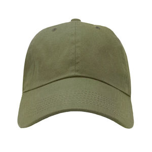 Casquette de baseball classique de qualité supérieure en coton doux taille réglable vert 100% coton lavable taille réglable Service OEM - Product Image 4