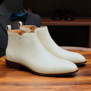 <b>Vintage</b> Suede Chukka <b>Boots</b> with Classic Lacing and Wear for Men's Business Casual and Retro Matching - Product Image 3