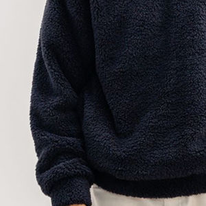 High Quality Custom Made <b>Men's</b> <b>Sherpa</b> Fleece <b>Hoodie</b> Most Popular for Winter Season Plain Dyed Technique hoodies - Product Image 6