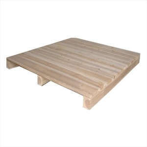 Euro palettes durables en bois de pin à face unique Application industrielle entrepôt stockage chariot élévateur palettes usine logistique 4 voies - Product Image 3