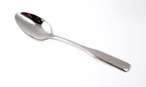 Cuillères de service légères et écologiques en acier inoxydable de 7,9 pouces, design moderne, compatibles lave-vaisselle - Cuillères à thé et à dîner pour - Product Image 6