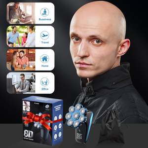 Rasoir Électrique Rotatif Sans Fil Rechargeable pour Hommes, Étanche IPX7 Utilisation Humide/Sèche, Affichage LED, Mini Rasoir Électrique Allemand - Product Image 1