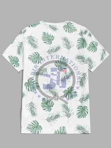 Camiseta de nuevo diseño para hombre, Camiseta corta de media manga de Color con tres tonos, camiseta informal transpirable de secado rápido, ropa de calle, camiseta - Product Image 2