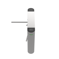 Puerta de torniquete de reconocimiento facial HCW para control de acceso Torniquete de trípode seguro para gimnasios y áreas escénicas