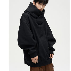 เสื้อมีฮู้ดปักลายเข้ารูปโอเวอร์ไซส์สำหรับผู้ชายเสื้อผ้าแนวสตรีท - Product Image 3