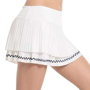 Blanc femmes décontracté Tennis entraînement séchage rapide Stretch Performance Sportswear confortable respirant jupes légères - Product Image 3