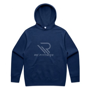 เสื้อฮู้ดดี้ผู้ชาย คุณภาพสูง สกรีนโลโก้ได้ตามต้องการ 400 กรัม ผ้าฝ้าย 100% เนื้อหนา ฟลีซ  ไซส์ใหญ่พิเศษ - Product Image 3