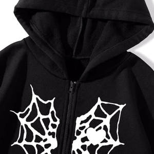 Haute qualité hommes unisexe 100% coton sérigraphié hiver sweat-shirt polaire zippé avec logo en relief col à capuche - Product Image 4