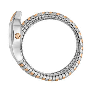 Montre à quartz pour femme Just Cavalli, bracelet en acier inoxydable de 18 mm, design serpent Ravenna, modèle JC1L271M0065 - Product Image 2