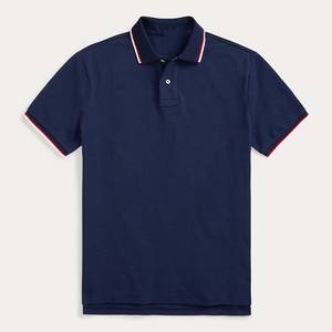 Venta al por mayor 100% algodón hombres de manga larga para Polo camisetas logotipo impreso personalizado bordado colores sólidos hombres baratos para Polo camisas - Product Image 1