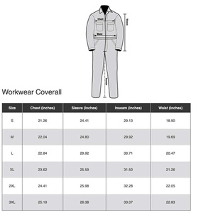 Combinaisons de travail personnalisées pour hommes avec genoux renforcés, poches multi-usages et image de marque brodée en option - Product Image 6