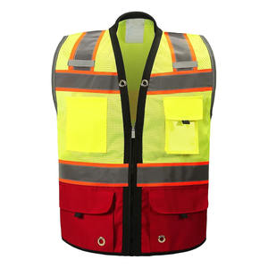 Chaleco de seguridad resistente personalizado para Unisex Multi bolsillos Hi Vis ropa de invierno chaleco de seguridad reflectante al aire libre - Product Image 6