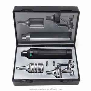 Best Quality Electric Veterinary ENT Fiber Optic LED Light Laryngoscope Miller Set 5 Blades Stainless Steel Handle CE Certified - Product Image 5