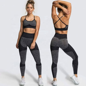 Nuevo Diseño de Leggings Deportivos para Mujer, Leggings Ajustados de Cintura Alta para Gimnasio, Ropa Deportiva para Correr, Leggings con Sujetador Deportivo para Mujer - Product Image 4