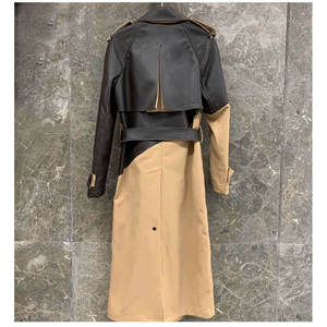 Bán Buôn Người Đàn Ông Của Đứng Cổ Áo Da Mùa Đông Áo Khoác Áo Khoác Gió Thoáng Khí Giản Dị Áo Khoác Với Dây Kéo Đóng Cửa Chất Lượng Cao - Product Image 4