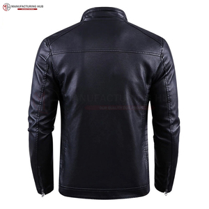 Venta al por mayor paquistaní chaquetas de cuero fabricante cinturón lado Casual chaqueta de cuero para los hombres nueva motocicleta Oem diseño chaqueta para hombre - Product Image 4