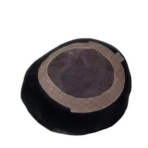 Prótesis capilar de cabello humano con base mono, peluca de cabello humano con base mono, cabello Taz BD - Product Image 1