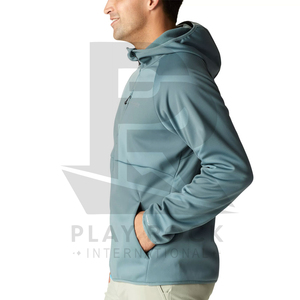 Chaqueta softshell con logotipo personalizado de alta calidad para hombre, chaqueta de lona OEM con cuello levantado, novedad, para acampar, senderismo, último diseño - Product Image 3