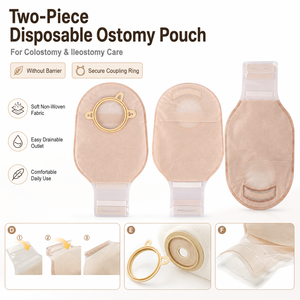 Sistema Médico Risenmed de Dos Piezas de Vaciado Rápido, <span class=keywords><strong>Bolsas</strong></span> Desechables para Colostomía e Ileostomía sin Barrera - Product Image 2