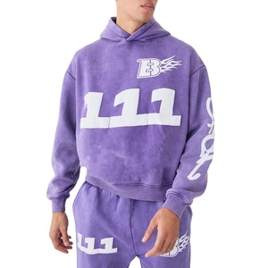 Ensemble décontracté deux pièces unisexe : Sweat-shirt oversize imprimé sur mesure et pantalon droit, 100 % coton - Product Image 1