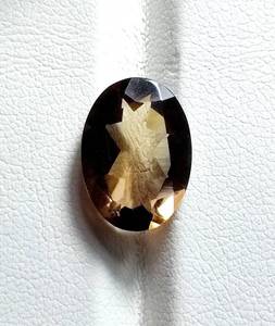 100% Quartz fumé naturel véritable pierre précieuse en vrac à facettes coupe ovale taille de bague parfaite pierre précieuse à des prix abordables vente en gros OEM - Product Image 4