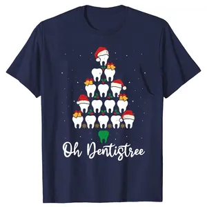 Sublimación 3D diseños camisetas hombres alta calidad personalizada Navidad camiseta algodón camisa hombres - Product Image 6
