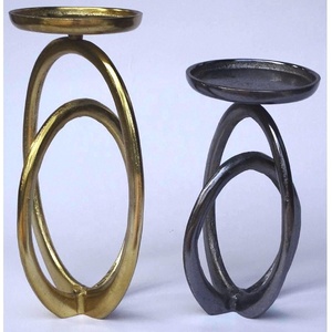 Portavelas cónico de latón decorativo de alta calidad, portavelas cónico de latón, decoración del hogar, portavelas de Metal, decoración de boda - Product Image 4