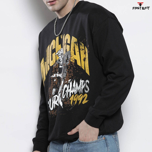 Colección 2026, sudaderas con capucha de moda de invierno, transpirable, de secado rápido, Digital, teñido liso, logotipo personalizado, nuevo diseño, sudadera con hombros caídos - Product Image 2