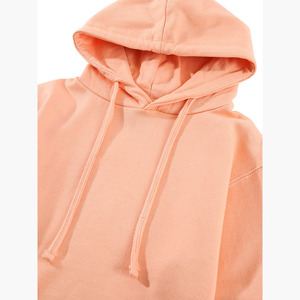 เสื้อฮู้ดแฟชั่นผู้หญิงโอเวอร์ไซส์ทรงโอเวอร์ไซส์เสื้อฮู้ดสีเรียบมีฮู้ดแขนยาวเหมาะสำหรับการสร้างแบรนด์ตามสั่งและการสั่งซื้อขายส่ง - Product Image 4